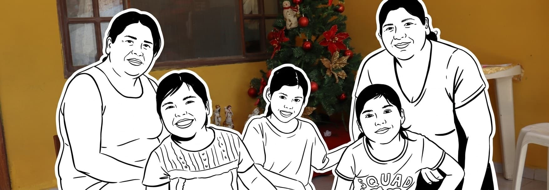 Familias bolivianas compartiendo un momento de cercanía y cuidado